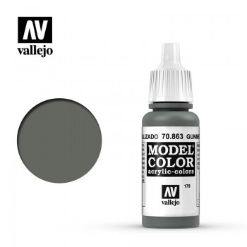 Vallejo Model Color Acrylic Gunmetal Grey 70863